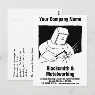 Schmiede- und Metallbearbeitungsdienstleistungen P Postkarte
