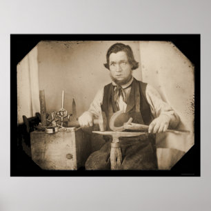 SchmiedearbeitsDaguerreotype 1846 Poster