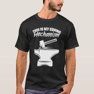Schmiedekunst Anvil Hammer Schmieden Metallbearbei T-Shirt