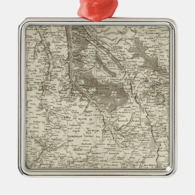 Schmieden, Neufchatel Silbernes Ornament (Vorne)