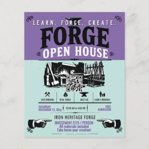 Schmiedeofen-Open-Haus Flyer
