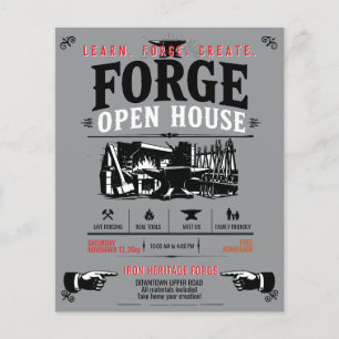 Schmiedeofen-Open-House Flyer