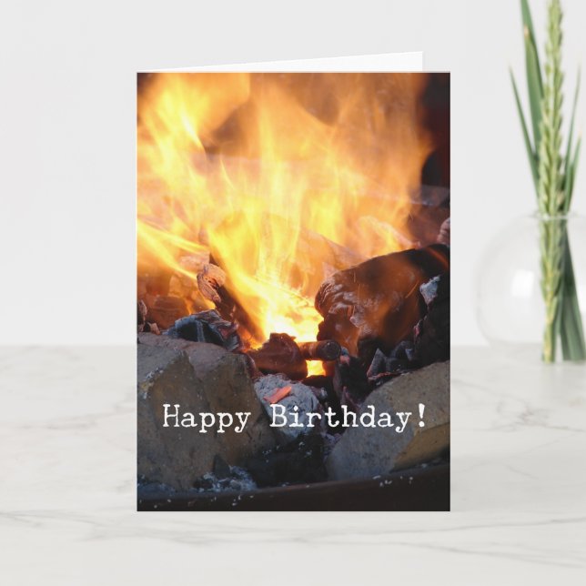 Schmiedeschmiede, glücklich zum Geburtstag Karte (Vorderseite)