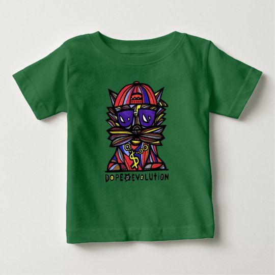 "Schmieren-Evolution" BuddaKats Baby-T-Shirt Baby T-shirt