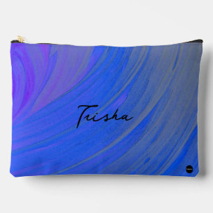Schminkbeutel blau Swoosh HMbyWG Zubehörtasche