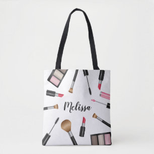 Schminke Mascara, Lippenstift usw. mit individuell Tasche
