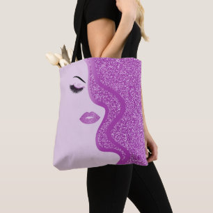 Schminke mit Glitzer-Effekt-Totbeutel Tasche