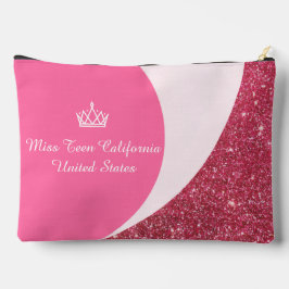 Schminkkoffer Pink Berry Sparkle Pageants Zubehörtasche