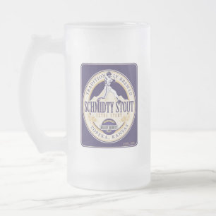 Schmitty Stout Bier-Tasse Mattglas Bierglas