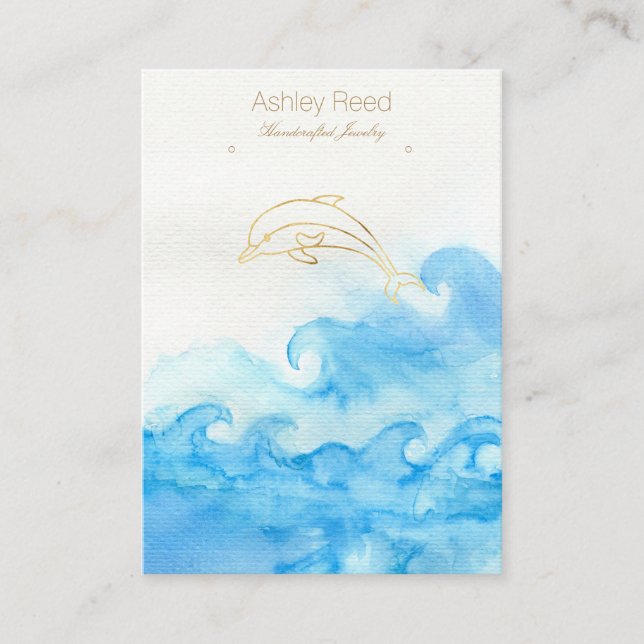 Schmuck-/Anzeigekarte Visitenkarte (Vorderseite)