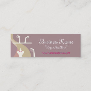 Schmuck-Anzeigen-Visitenkarten Mini Visitenkarte