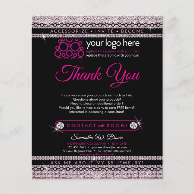 Schmuck Danke Flyer (Vorne)