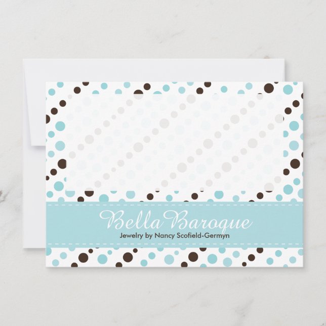 Schmuck Designer Display-Zeichen (Vorderseite)