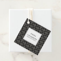 Schmuck Designer Schwarz-weiß Motif Muster