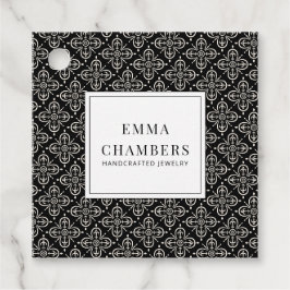 Schmuck Designer Schwarz-weiß Motif Muster Preis Geschenkanhänger