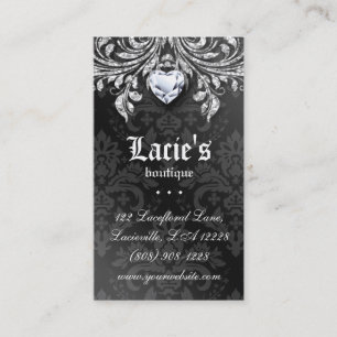 Schmuck-Geschäfts-Karten-elegantes Vintages Visitenkarte