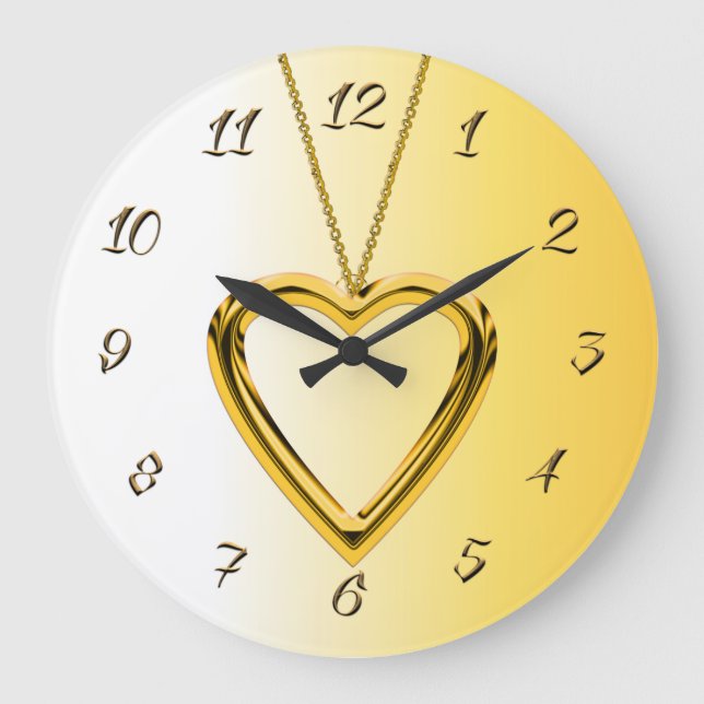 Schmuck Große Wanduhr (Vorderseite)