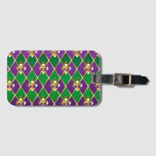 Schmuck Hintergrund Mardi Gras Gepäckanhänger