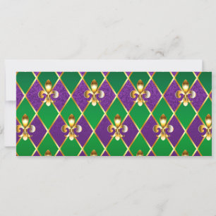 Schmuck Hintergrund Mardi Gras Save The Date