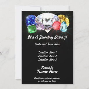 Schmuck Party Custom Invites Einladung