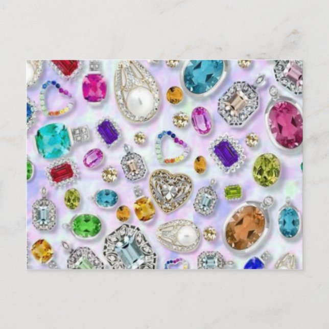 Schmuck Postkarte (Vorderseite)