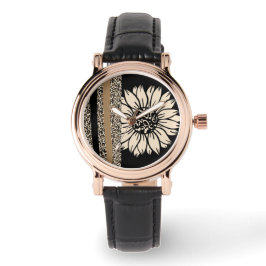 Schmuck:Sonnenblumensafari Armbanduhr