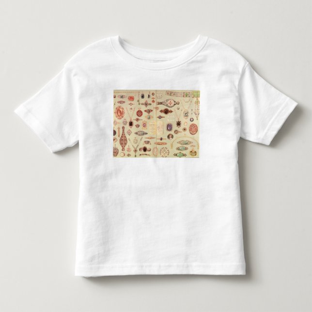 Schmuck vom "Tiffany-Katalog", 1890 Kleinkind T-shirt (Vorderseite)