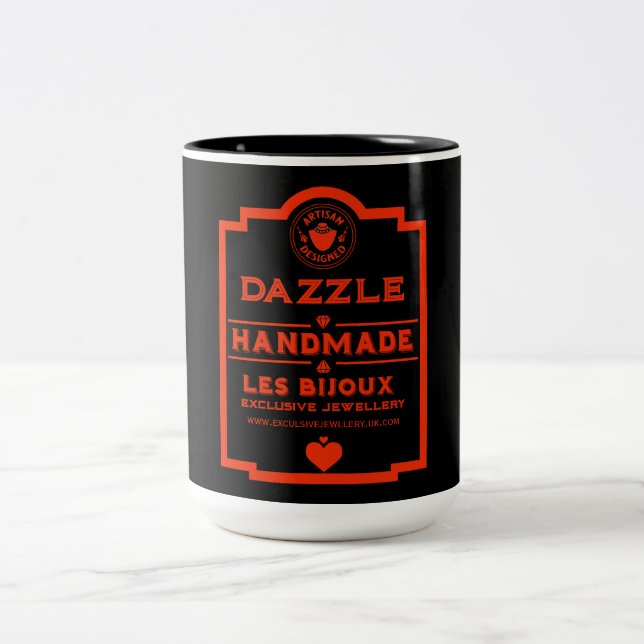 Schmuck Zweifarbige Tasse (Mittel)
