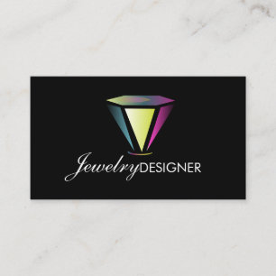 Schmuckdesigner Gem Kristall Visitenkarte