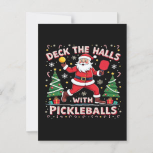 Schmücke die Halle mit Pickleballs Postkarte