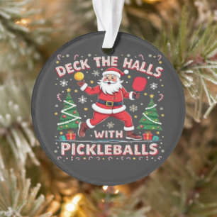 Schmücke die Hallen mit Pickleballs Ornament