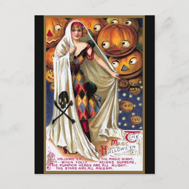 Schmucker: Das magische Halloween Postkarte (Vorderseite)