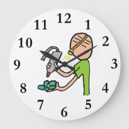 Schmuckherstellung Große Wanduhr