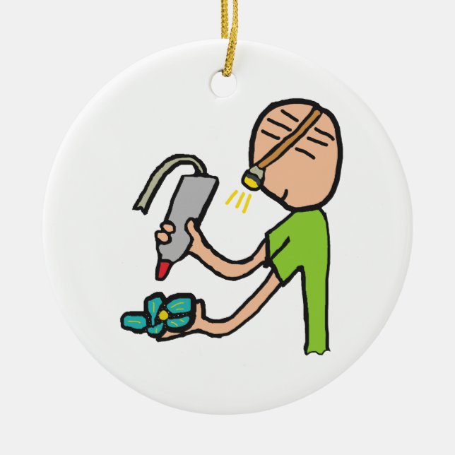 Schmuckherstellung Keramik Ornament (Vorne)