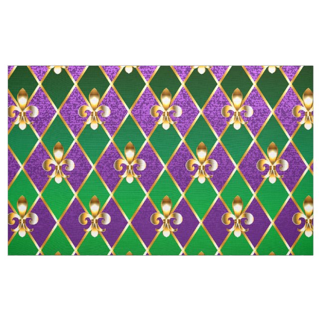 Schmuckhintergrund Mardi Gras Stoff (Yard (91,4 cm))
