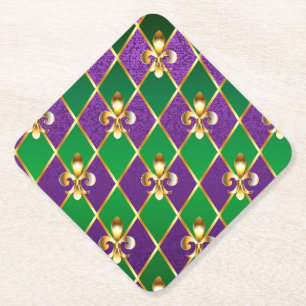 Schmuckhintergrund Mardi Gras Untersetzer