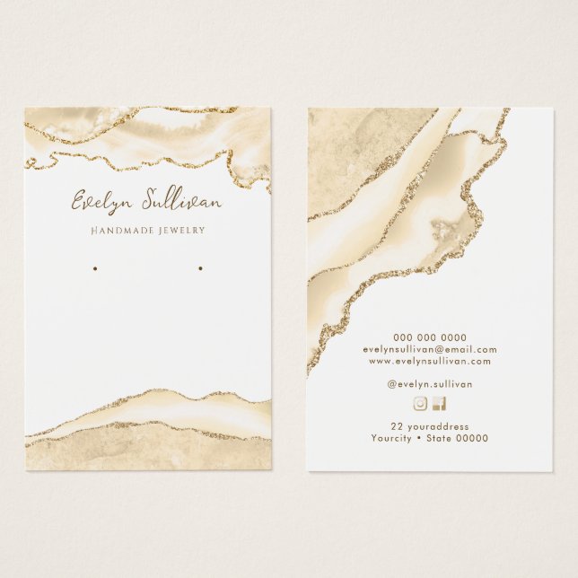 Schmuckkarte (Vorne & Hinten)