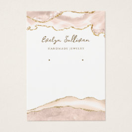 Schmuckkarte für Elfenbeinblütenschmuck