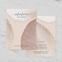 Schmuckkarte für künstlerischen Glitzer