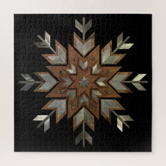 Schmuckkasten Tigerwood mit geätztem Stahl