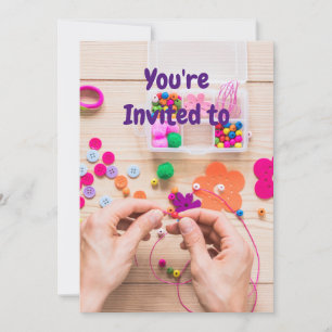 Schmuckkunst Geburtstagsfeier Einladung