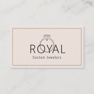 Schmucksachen, Schmuckreparatur, Shop, Diamant Visitenkarte