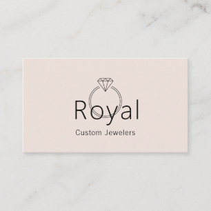 Schmucksachen, Schmuckreparatur, Shop, Diamant Visitenkarte