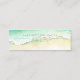 Schmuckschmuck an der Küste Mini Visitenkarte