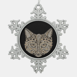 Schmuckschmuck Schneeflocken Zinn-Ornament