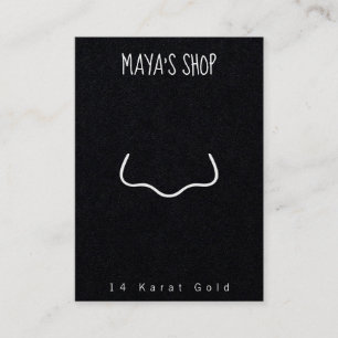 Schmucksteckkarte Visitenkarte