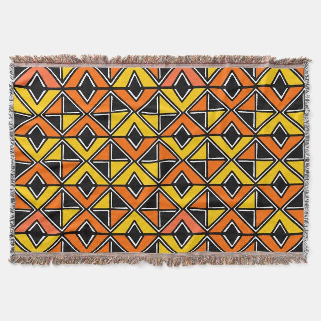Schmuckstoff Stil 100215(2) - Bernstein und Orange Decke (Vorderseite)