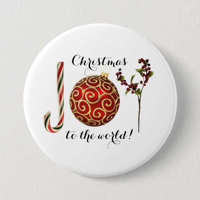 Schmuckstücke aus Joy word Art Button (Vorderseite)