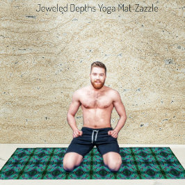 Schmucktiefen-II Yogamatte