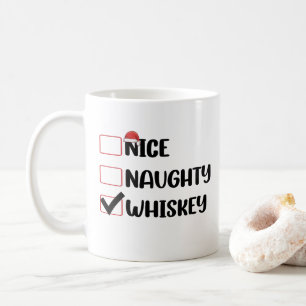 Schmuddelschicker Whiskey-Weihnachtsmann-Weihnacht Kaffeetasse